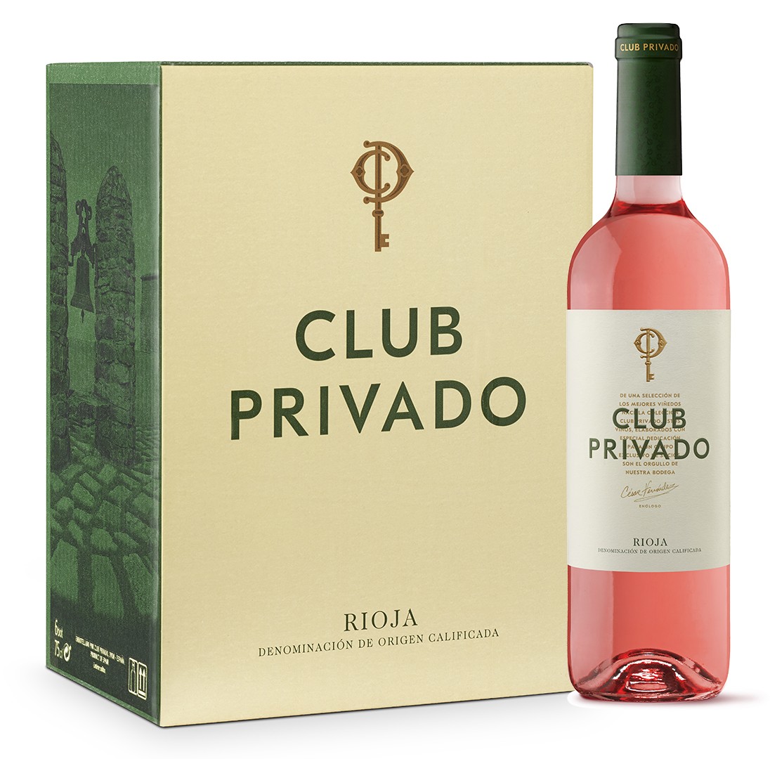 Imagen Caja 6 botellas Club Privado Rosado